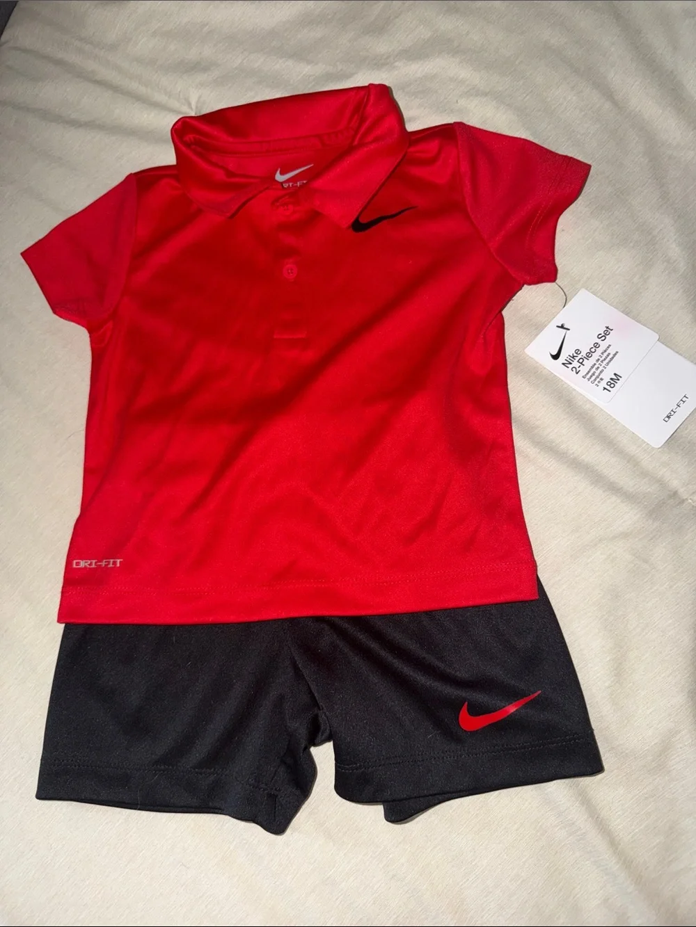 Nike Toddler Dri-Fit Polo T-Shirt&Shorts 2Pc Set